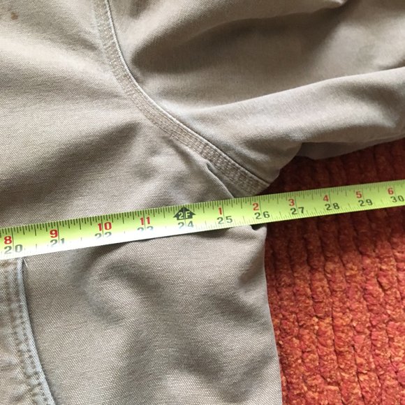 Carhartt Jacket XL brown duck canvas sherpa lined - Picture 3 of 12